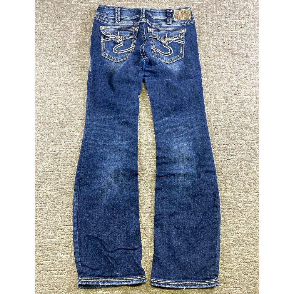 women’s Silver Jeans Suki Surplus bootcut regular fit medium wash blue W 30 L 34